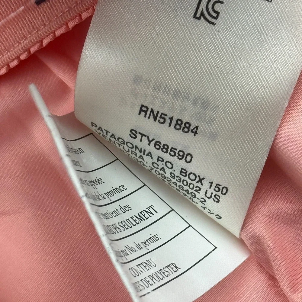 Patagonia Jacket Girls Large Orange Pine Grove Insulated Puffer Ski Quilt Hooded